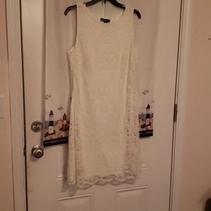 Lacy white dress